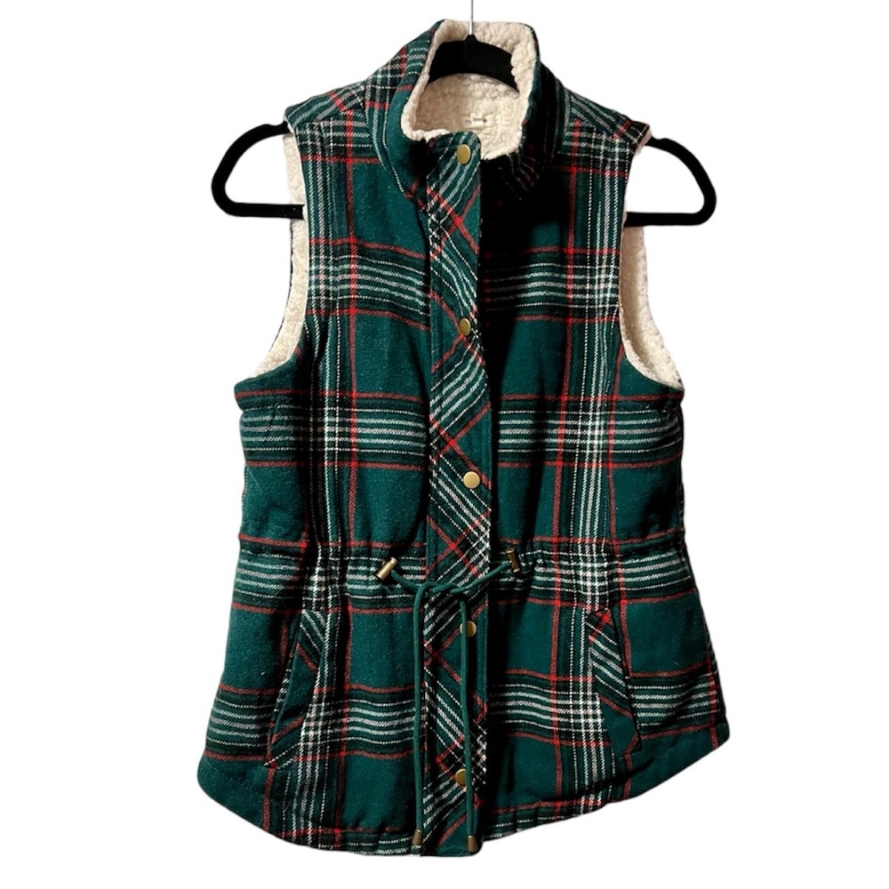 Maurices Green,Red,White Vest-Small